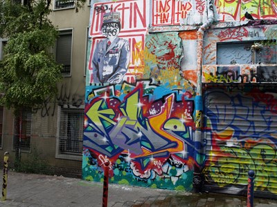 photo graffiti Paris 20eme arrondissement